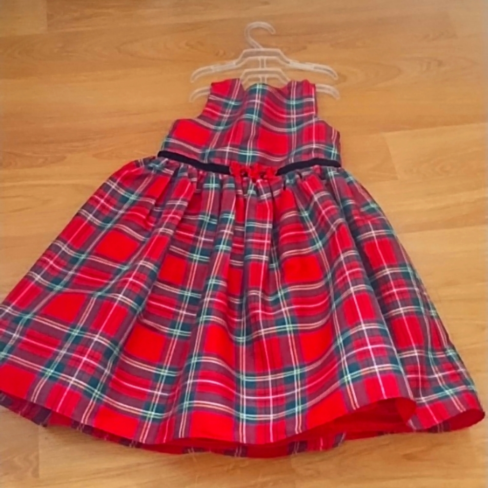 red plaid dress for any formal occasion